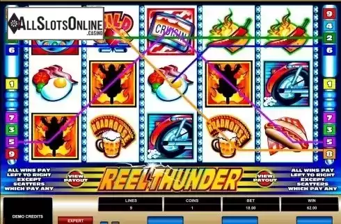 Screen5. Reel Thunder from Microgaming
