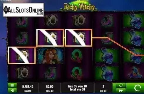 Win screen. Richy Witchy from Platipus