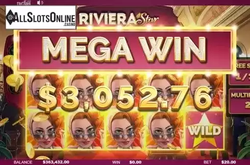 Mega Win. Riviera Star from Fantasma Games