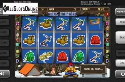 Win Screen. Rock Climber from Igrosoft