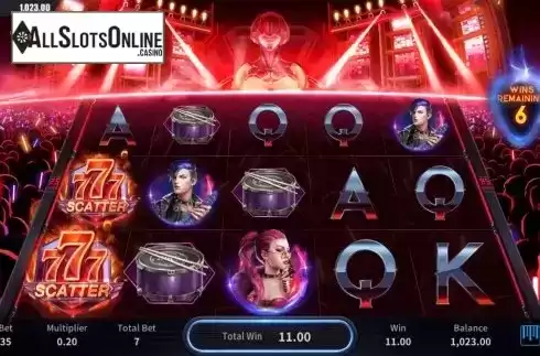 Free Spins 2. Rock Night 2 from Dream Tech