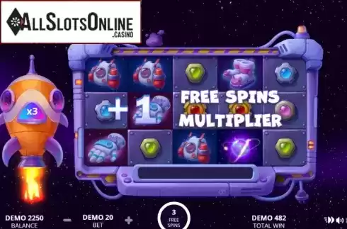Free Spins Feature. Rocket Stars from Evoplay Entertainment