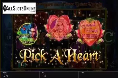 Pick a heart feature screen 2. Romeo & Juliet (Blueprint) from Blueprint
