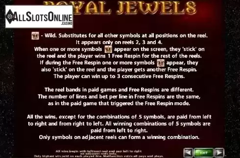 Wild. Royal Jewels (Casino Technology) from Casino Technology