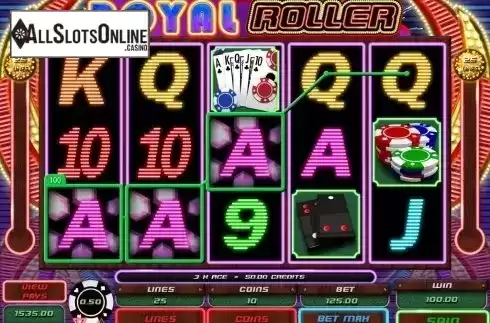 Screen8. Royal Roller from Microgaming
