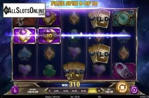 Free Spins Win Screen. Street Magic from Play'n Go