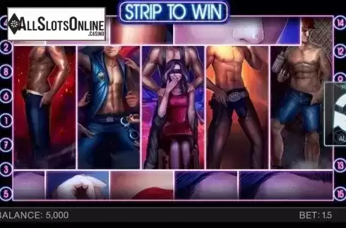 Screen5. Strip to win from Spinomenal