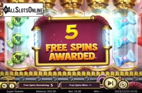 Free Spins 1. Super Sweets from Betsoft