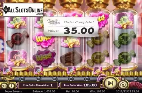 Free Spins 3. Super Sweets from Betsoft