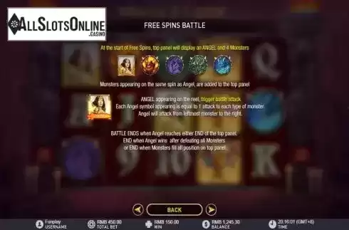 FS Battle Feature screen