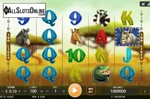 Reel screen. Safari (KA Gaming) from KA Gaming