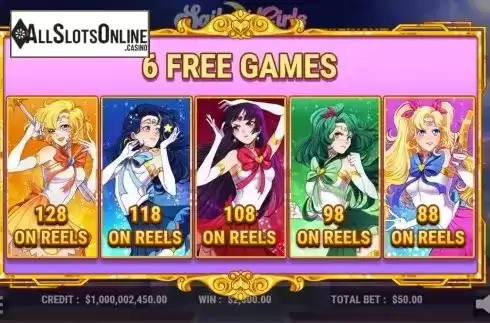 Free Spins. Sailor Girls from Slot Factory