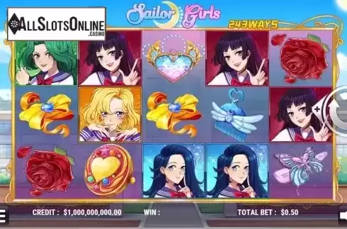 Reel Screen. Sailor Girls from Slot Factory