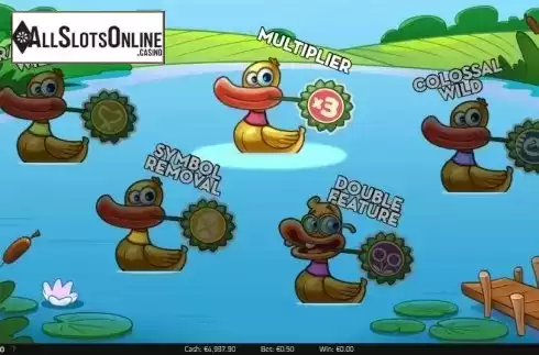 Multiplier screen 1. Scruffy Duck from NetEnt