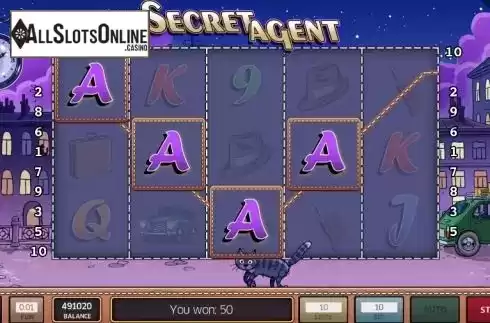 Win screen. Secret Agent (Concept Gaming) from Concept Gaming