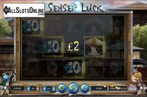Wild win screen 2. Sensei's Luck from ReelNRG