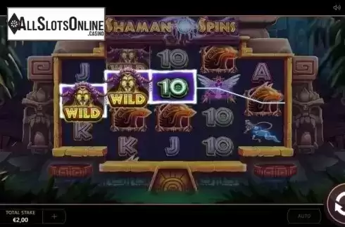 Win Screen. Shaman Spins from Cayetano Gaming