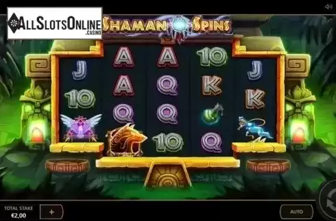 Reel Screen. Shaman Spins from Cayetano Gaming