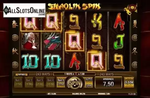Win. Shaolin Spin from iSoftBet