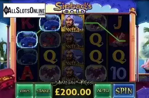 Screen6. Sinbad's Gold from Cayetano Gaming