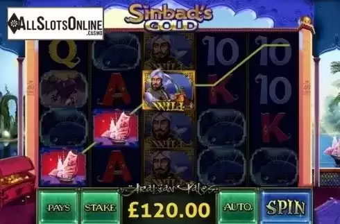 Screen8. Sinbad's Gold from Cayetano Gaming