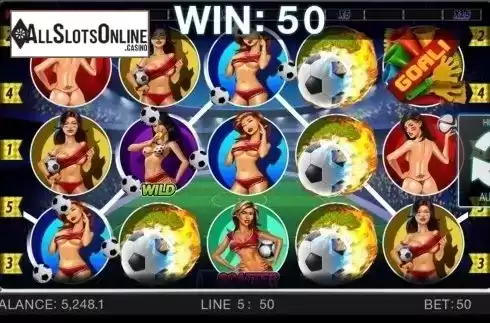 Screen5. Soccer Babes from Spinomenal