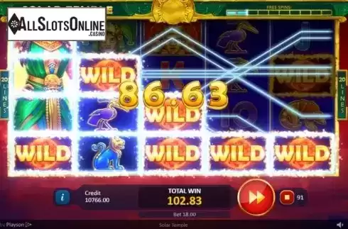 Free Spins 3. Solar Temple from Playson
