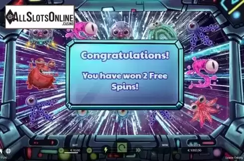 Free Spins. Space Oddity from Spinmatic