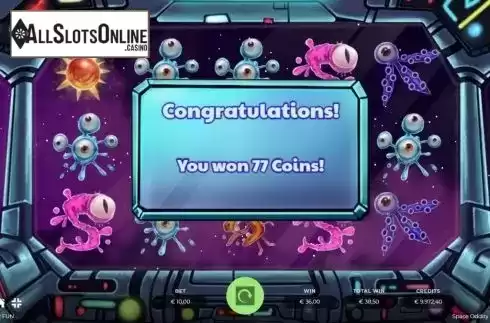 Free Spins 2. Space Oddity from Spinmatic