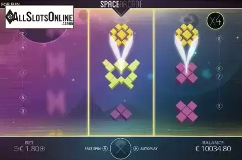 Wingled Wild respin. Space Arcade (Nolimitcity) from Nolimit City