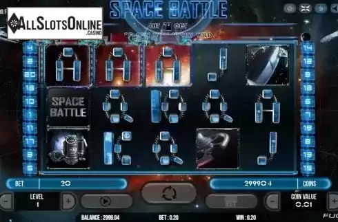 Win screen. Space Battle from Fugaso