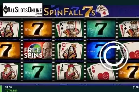 Reel Screen. Spin Fall 7s from Slot Factory