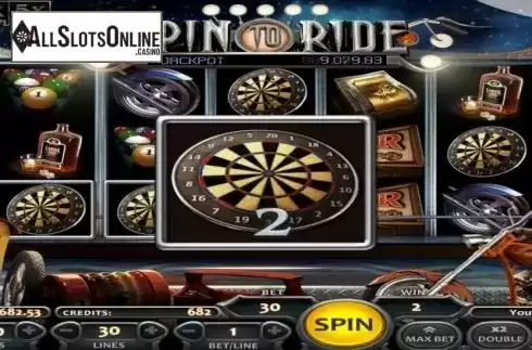 Win Screen. Spin to Ride from Nucleus Gaming