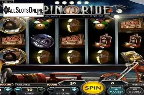 Reel Screen. Spin to Ride from Nucleus Gaming