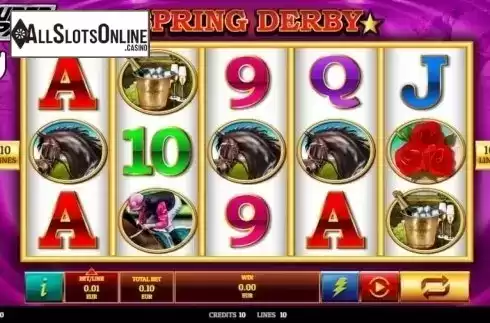Game Screen. Spring Derby from Givme Games
