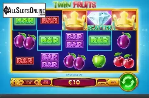 Game workflow 5. Twin Fruits from Skywind Group