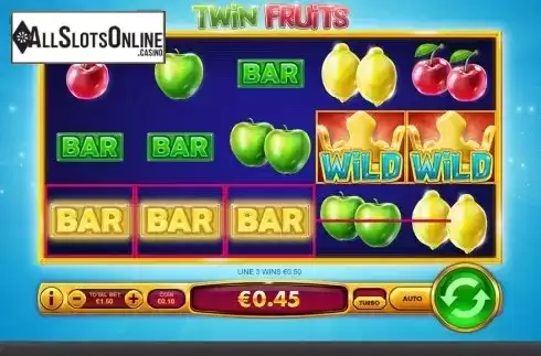 Game workflow 6. Twin Fruits from Skywind Group