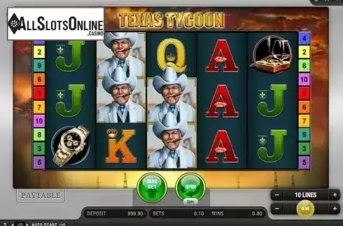 Screen 1. Texas Tycoon from Bally Wulff