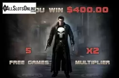 You Win. The Punisher from Playtech