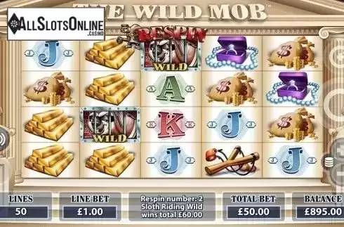 Win Screen. The Wild Mob from Mutuel Play