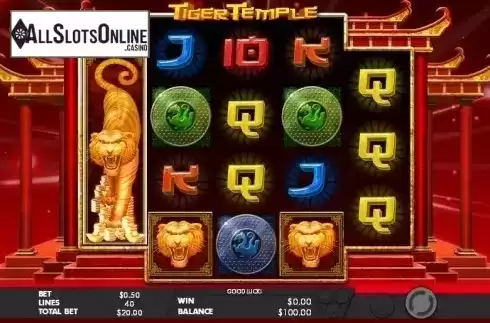 Golden Tiger Respins screen 1. Tiger Temple from Genesis