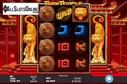 Majestic Tiger Respins screen 1. Tiger Temple from Genesis