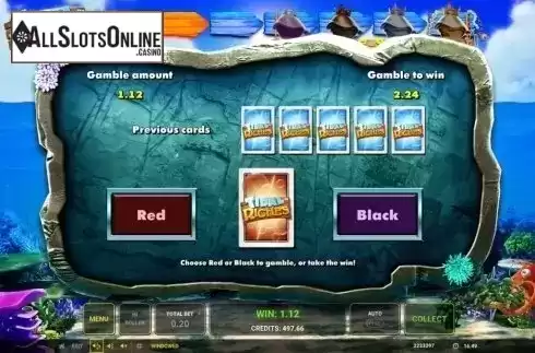 Gamble Screen. Tidal Riches from Greentube