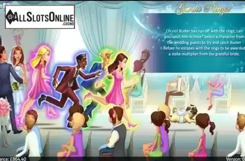 Bonus game screen. Tie the Knot from GECO Gaming