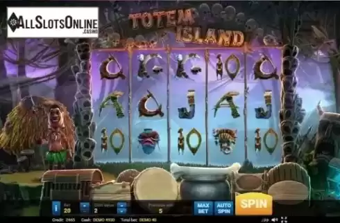 Reel screen. Totem Island from Evoplay Entertainment