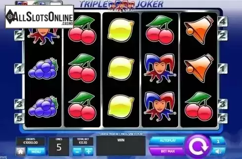 Reel screen. Triple Joker (Tom Horn Gaming) from Tom Horn Gaming