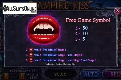 Scatter. Vampire Kiss (CQ9Gaming) from CQ9Gaming