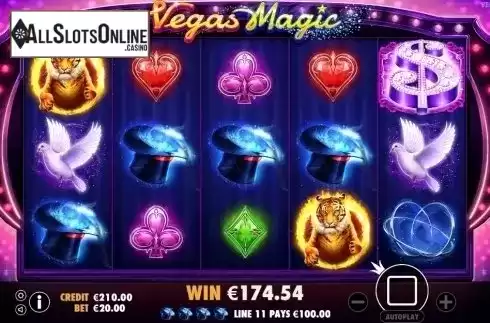 Win Screen 4. Vegas Magic from Pragmatic Play