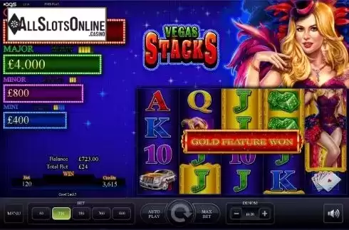 Win screen 2. Vegas Stacks from AGS