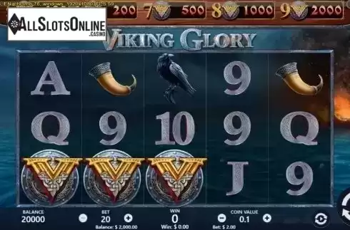 Reel Screen. Viking Glory from Pariplay